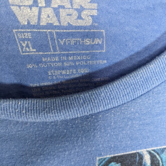 Star Wars 77 Graphic Tee Distressed Worn Stained - Picture 5 of 12
